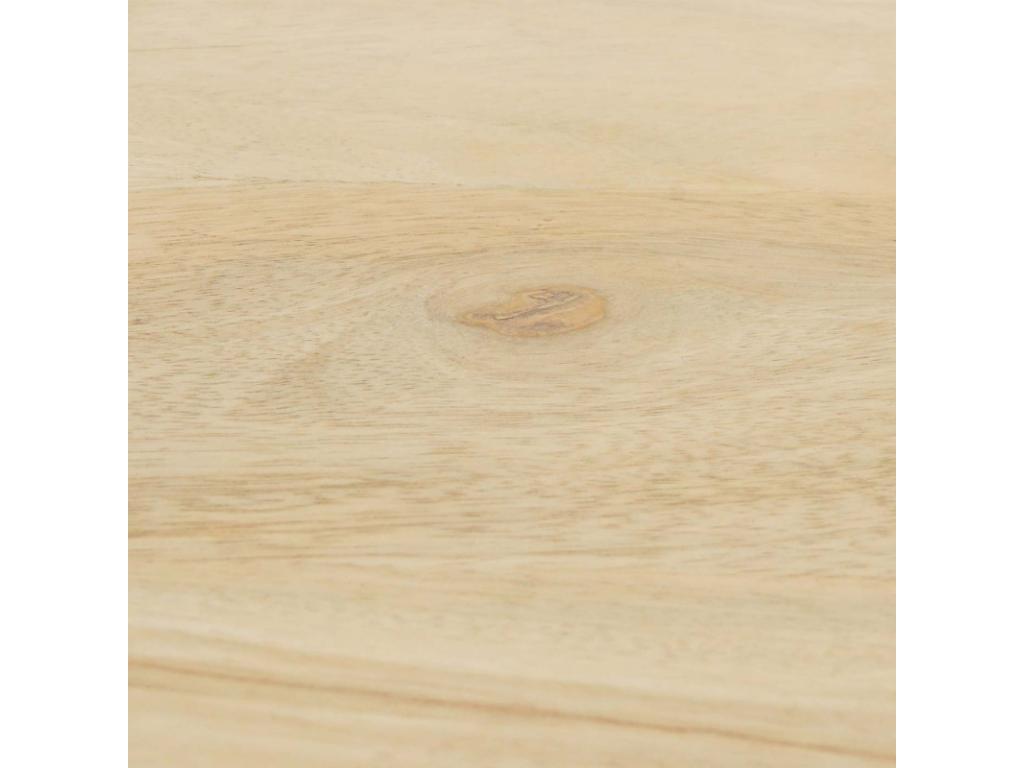 Table de nuit Nobellea-L95 commode table d'appoint armoire tiroir bois de manguier 51x45x40cm naturel SGPU08008