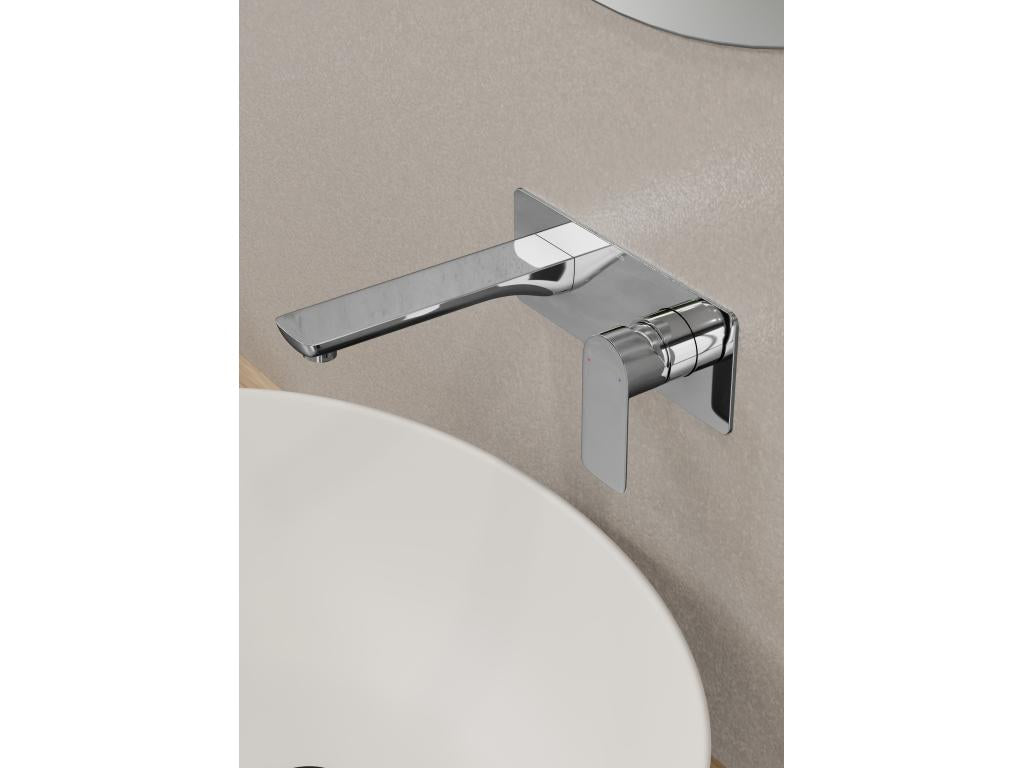 Mitigeur lavabo encastré Chromé - Nobellea TETB64379