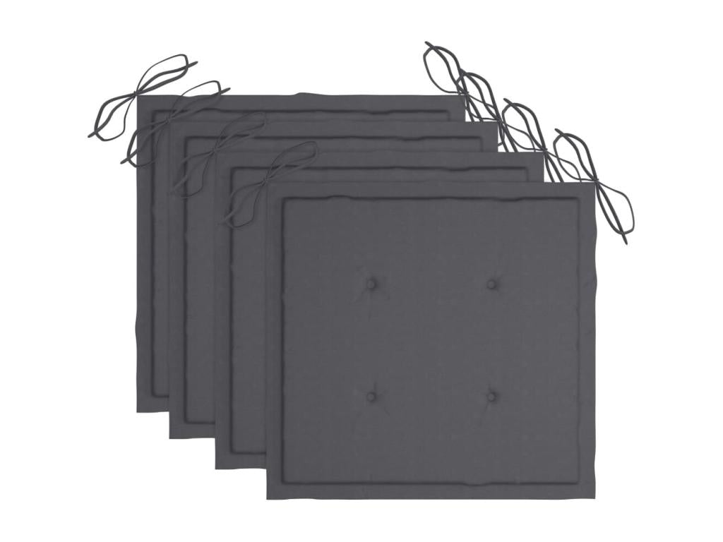 Chaises à dîner de jardin avec coussins 3 pièces Nobellea massif ODWG38401