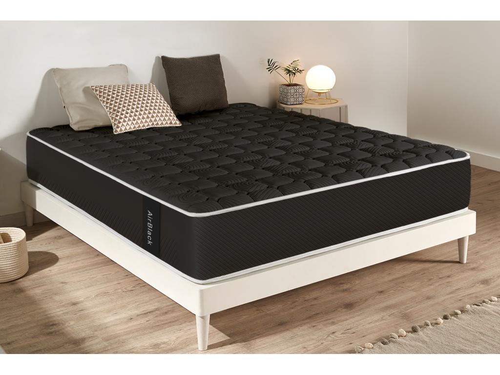 Matelas Mousse à memoire de forme Air Black 27 cm - Dekonao ROSG43326