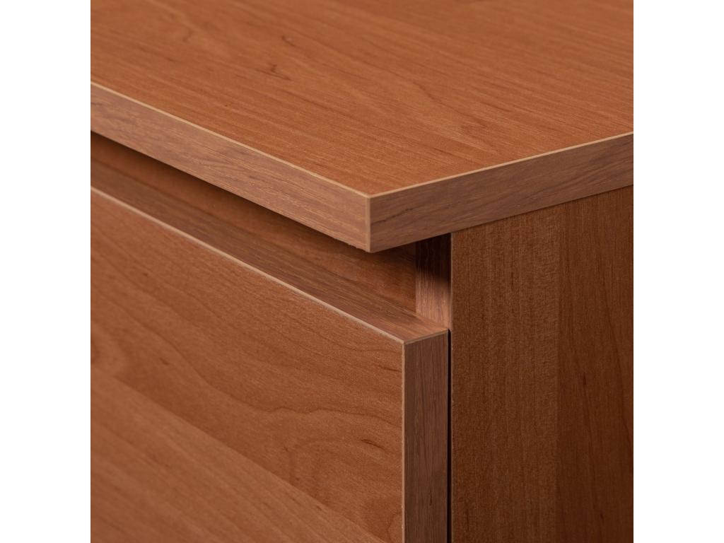 commode Nobellea 4 tiroirs 60x99x40 cm marron MVHG92029