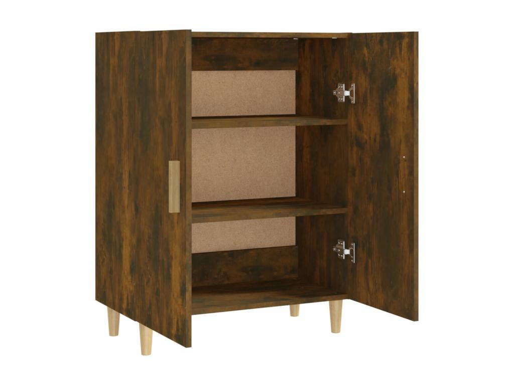 Buffet Chêne fumé 70x34x90 cm Bois d'ingénierie SEXW18532