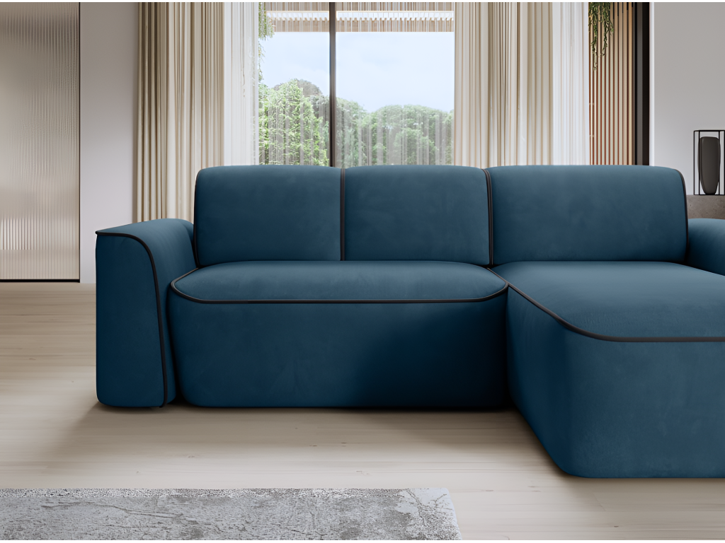 Canapé Dekonao R/Tissu-Bleu ZGBA59601