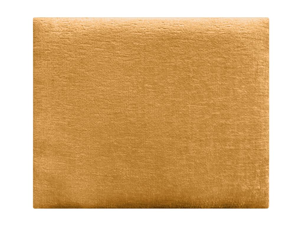 Nobellea Tête de Lit Rembourrée en Laine Écologique Composée de Panneaux Autocollants Interchangeables Chambre de Luxe Rembourrée Moutarde 90 cm NFNS02880