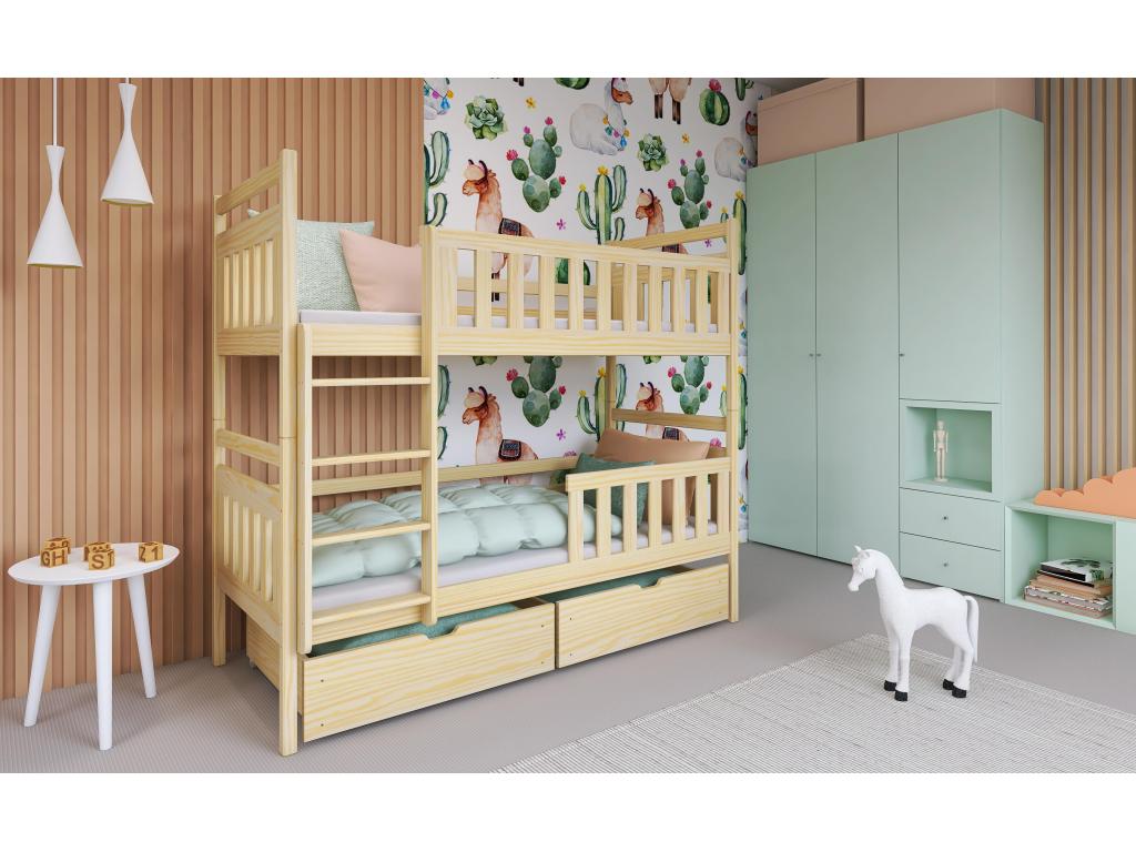 Lits superposés Dekonao BB001 80x160 cm Beige VCAA27926