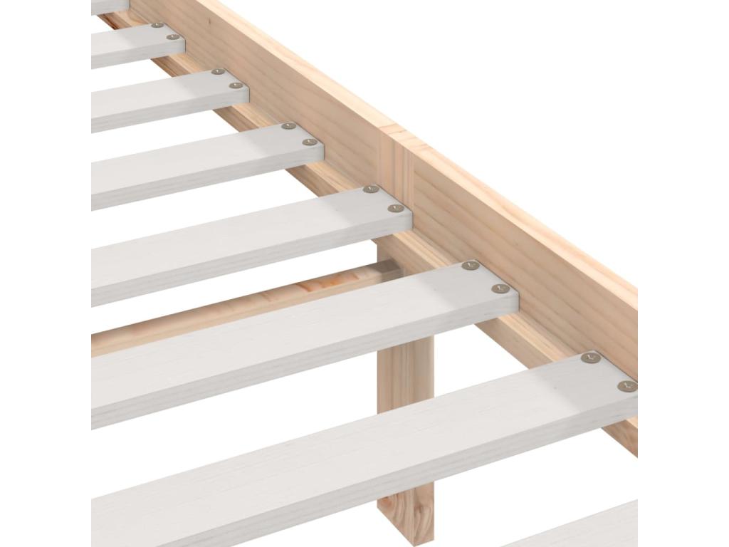 Cadre de lit Bois de pin massif 180x200 cm Super Dekonao IETL99920