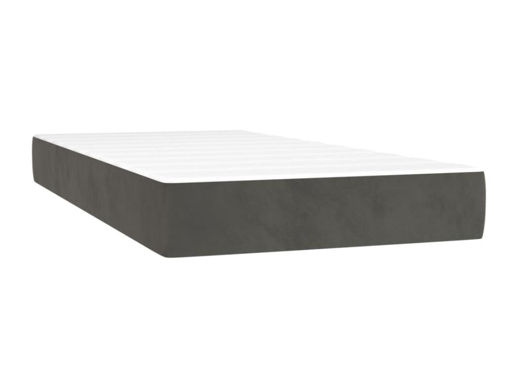 Sommier à Dekonao de lit avec matelas Gris foncé 100x200 cm BWBZ95299