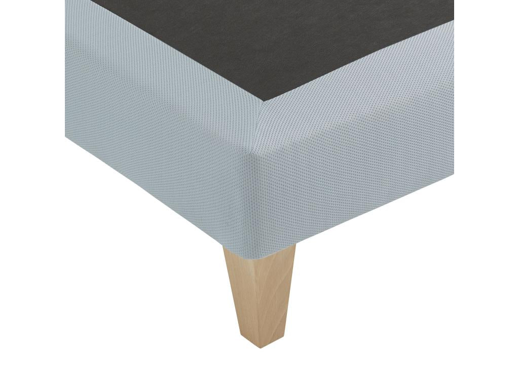 Sommier déco tapissier vert d'eau - Dekonao 160x210 EIZH94204