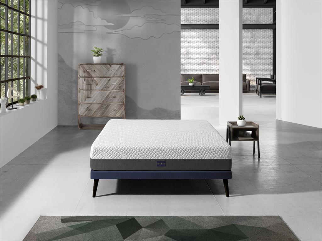 Matelas 105x190 Dekonao Epaisseur 25 CM Dehoussable ergonomique hybride et respirant- Fermeté 3/5 Moyenne RIDZ80377