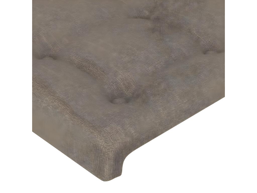 Tête de lit à LED Nobellea 160x5x118/128 cm Tissu VUHA49850