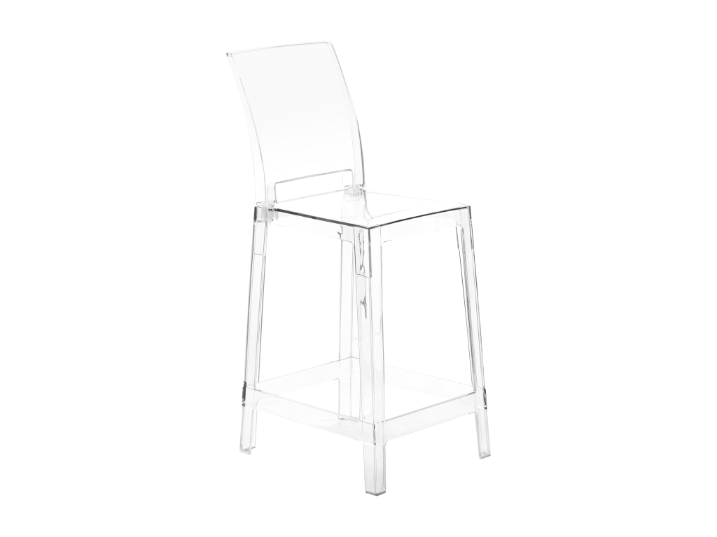 Lot de 2 chaises de bar Dekonao Transparent NANS39274