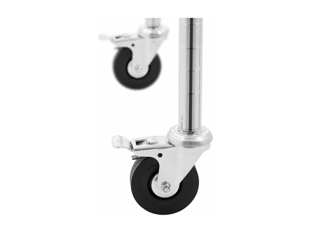 Étagère métallique 60 x métal argentée 60x45x190 cm 14 0005194 USHK83835