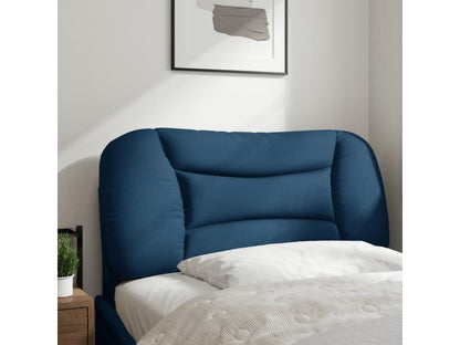 Coussin de tête de lit bleu 90cm tissu HYUC56205