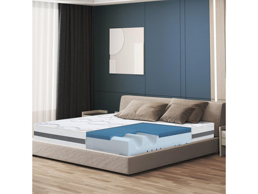 Matelas Double 160x190 à mémoire de forme - Dekonao Foam - Hauteur 22 cm - Made in Italy IIWF33760
