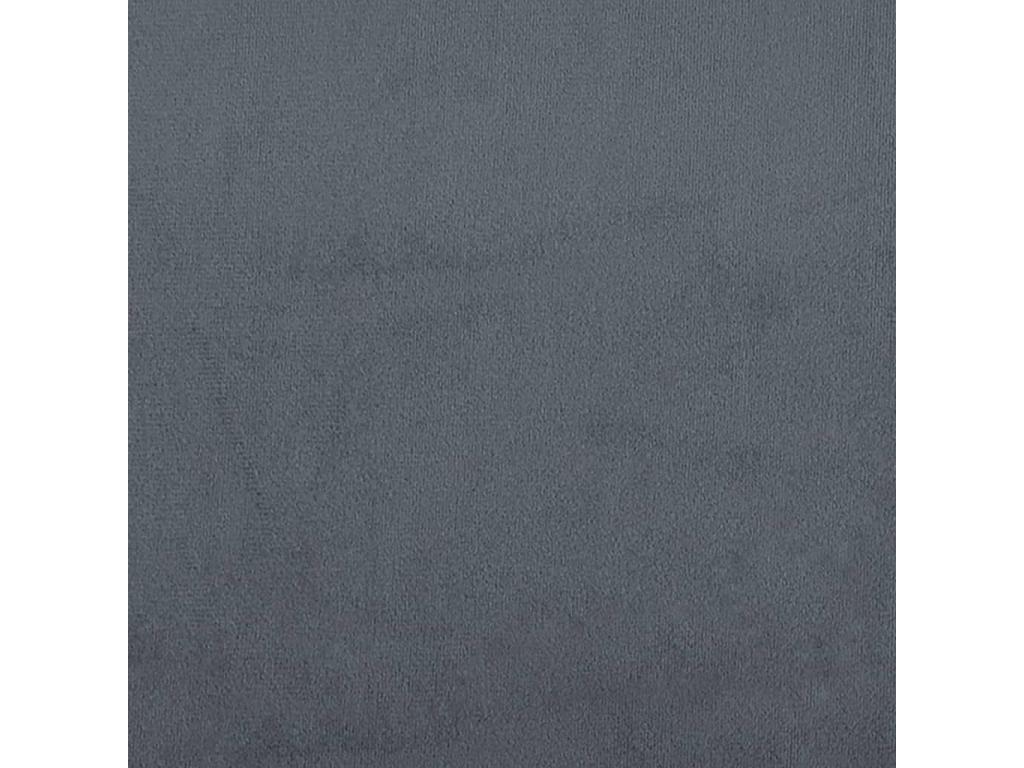 Lit de jour avec gigogne sans matelas gris foncé 100x200 cm RPNL63478