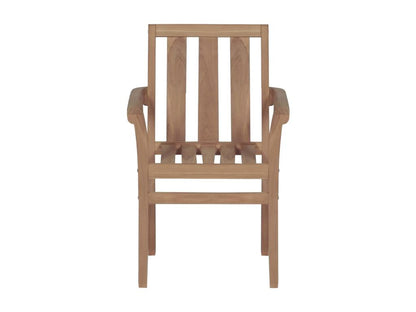 Chaises de jardin 2 pièces avec coussins anthracite Bois de teck ZNTV23613