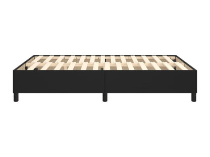 Sommier à Nobellea de lit Noir 140x190 cm Similicuir THDE82534