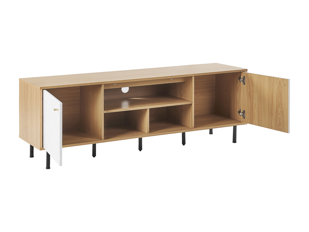 Meuble TV Dekonao Marron/blanc KZZJ21281