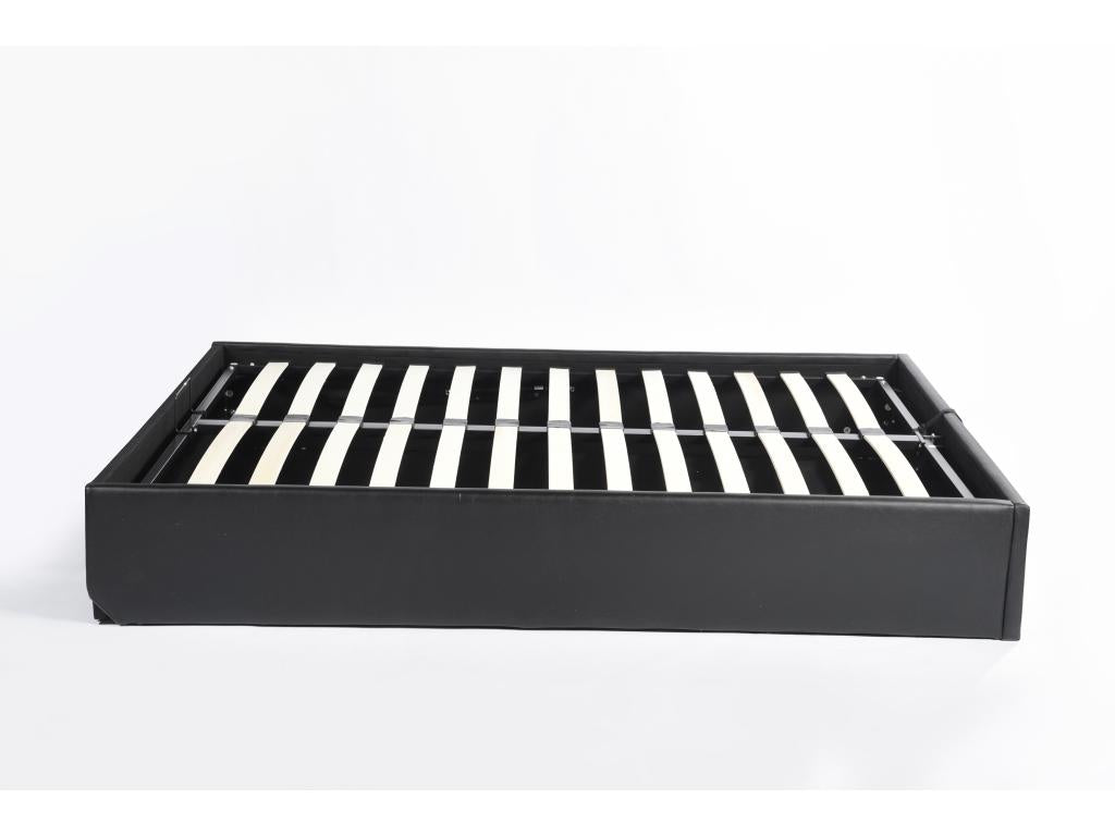 Lit coffre 140x190cm sans matelas Dekonao UWUS22185