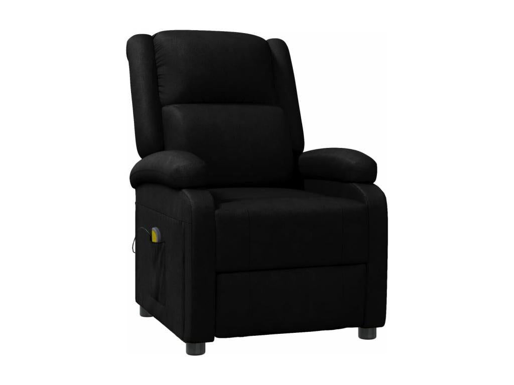 Fauteuil de massage Noir Similicuir ZAJA45034