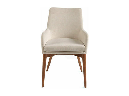 Fauteuil bois noyer et tissu Nobellea - Lot de 2-Couleur Nobellea 16 CQMY95754