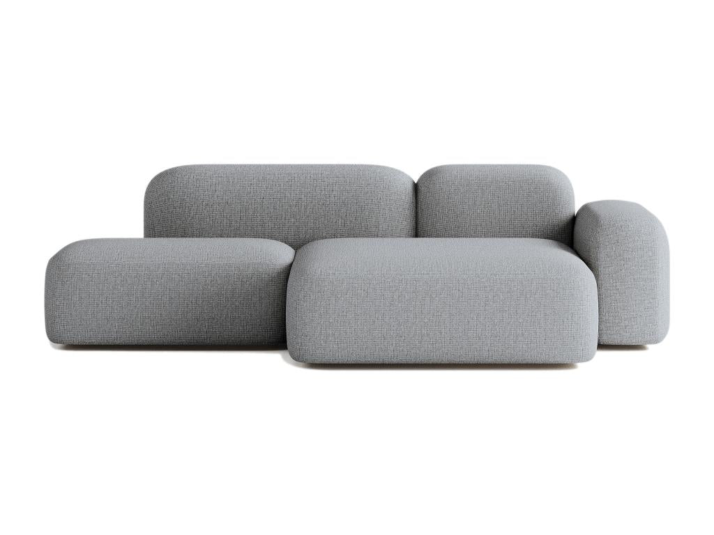 Canapé d'angle modulable Max 3 places tissu gris foncé CDUI72480