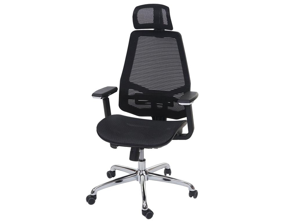 Chaise de bureau Dekonao-A58 noir/noir BAGD78403