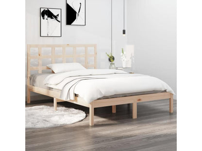 Cadre de lit sans matelas 140x200 cm bois massif AEXO64725