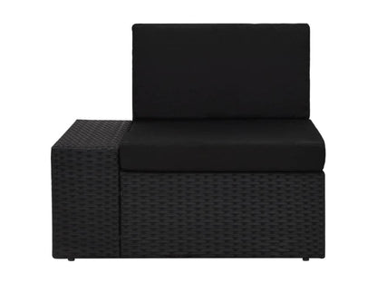 Salon de jardin 10 pièces Résine tressée Noir SWEY06333