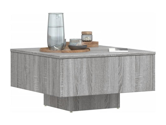 Table basse Dekonao gris 60x60x31.5 cm Bois d'ingénierie GSFT97295