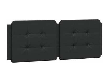 Coussin de tête de lit noir 120cm similicuir HOMX74414