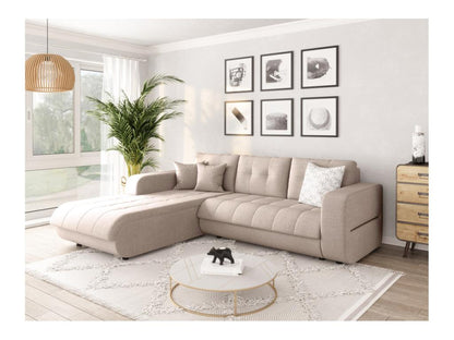 Canapé d'Angle Convertible Gauche 4 Places en Tissu XBNJ68735