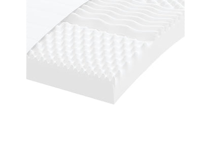 Lit de jour avec gigogne et matelas crème 100x200 cm tissu IKLJ92532