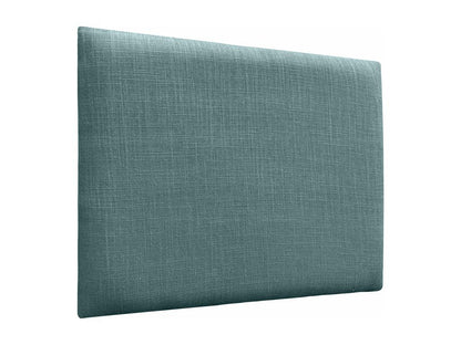 Dekonao Tête de lit capitonnée en lin naturel composée de panneaux autocollants interchangeables pour chambre de luxe rembourrée turquoise 80 cm  QZKU14743