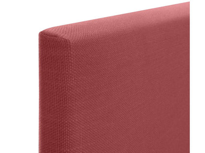 Dekonao Tête de lit en lin naturel lisse 150x50cm Lits 150 - Rouge OVPM62384