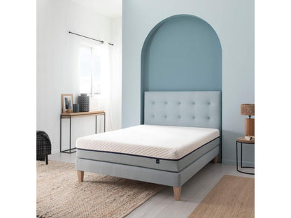 Sommier déco tapissier vert d'eau - Dekonao 160x210 EIZH94204