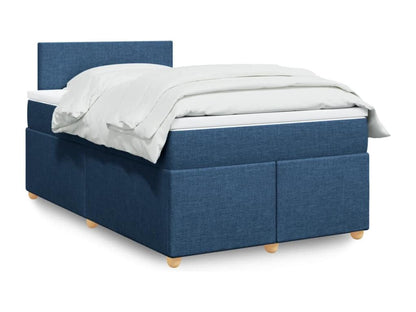 Sommier à Dekonao de lit avec matelas Bleu 120x200 cm Tissu PAFE28500