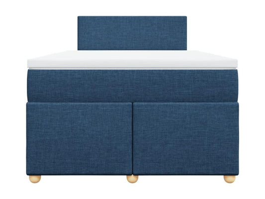 Sommier à Dekonao de lit avec matelas Bleu 120x200 cm Tissu PAFE28500