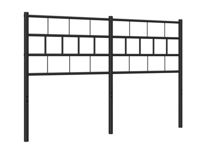 Tête de lit métal noir 135 cm HZEI01870
