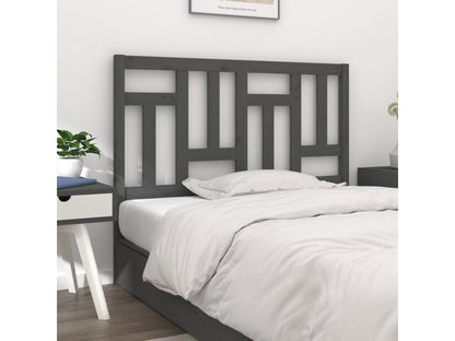 Tête de lit Gris 145.5x4x100 cm Bois massif de pin XEBW69472