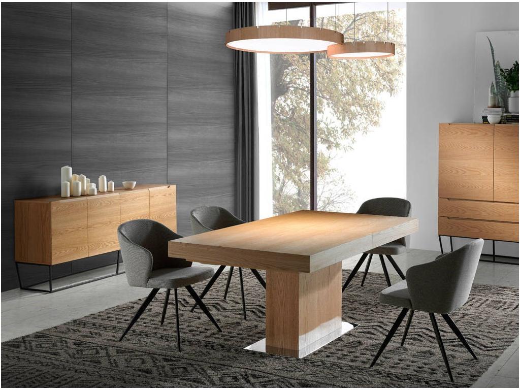 Chaise tissu et pieds acier noir Dekonao - Lot de 2-Couleur Dekonao 55 CNAP71515