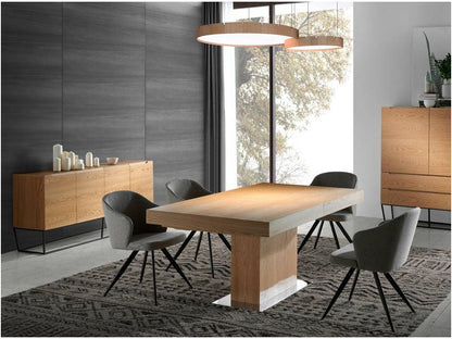 Chaise tissu et pieds acier noir Dekonao - Lot de 2-Couleur Dekonao 55 CNAP71515