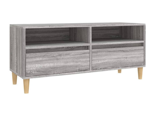 Meuble TV Dekonao gris 100x34.5x44.5 cm bois d'ingénierie AJDC33522