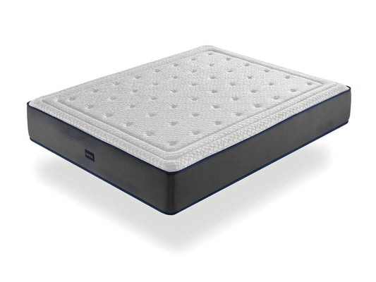 Matelas 105x200 Dekonao SPRING Epaisseur 30 CM Moussee a memoire ressorts ergonomique et respirant- Fermeté 3/5 Moyenne FWQT38716