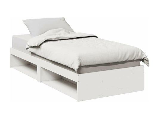 Lit de jour sans matelas blanc 80x200 cm bois de pin massif WQLI08438