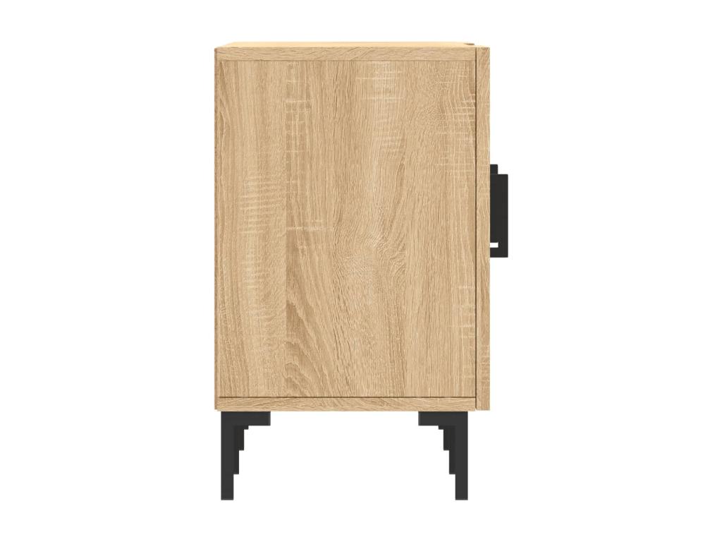 Meuble TV chêne Dekonao 150x30x50 cm bois d'ingénierie PFTH12475