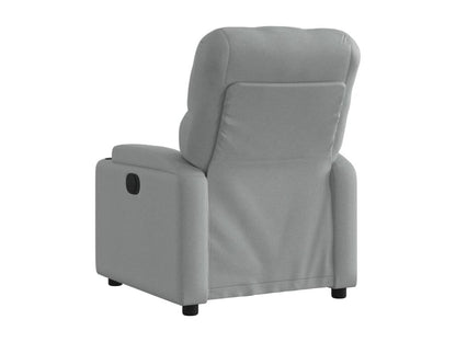 Fauteuil inclinable électrique Gris clair Tissu MGLH85753