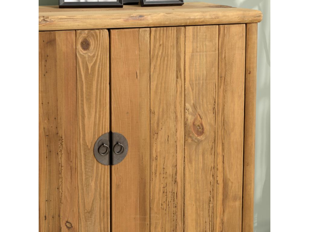 Dekonao - Buffet 2 portes 1 niche bois pin recyclé KSPM44660