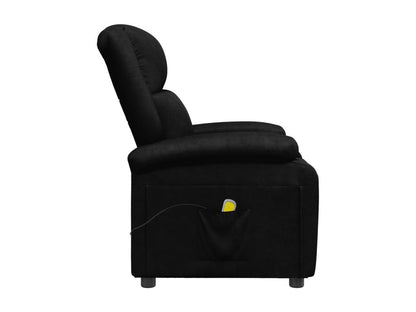 Fauteuil de massage Noir Similicuir ZAJA45034