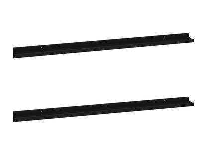 Étagères murales 2 pcs Noir 115x9x3 XPEP44052